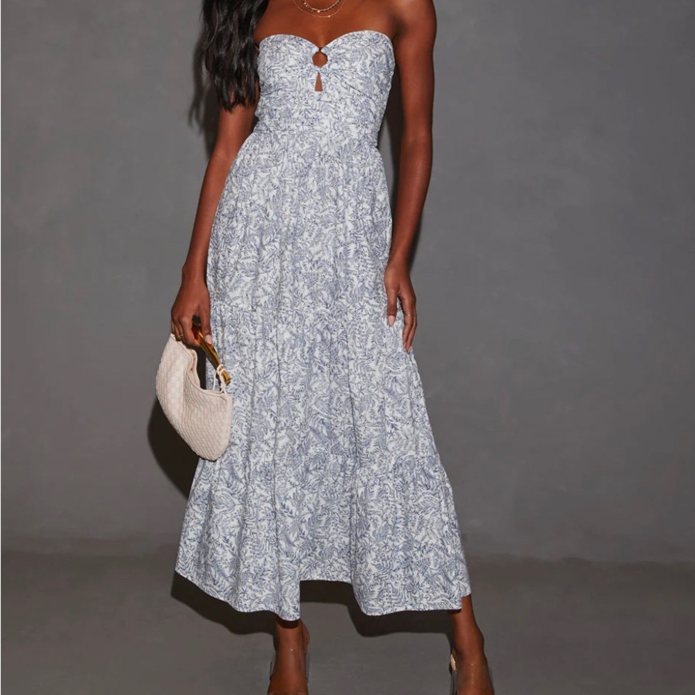 Floral tiered dress